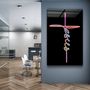 Autres décorations murales - Art mural en verre de la collection Jesus & Cross Designers 110CMx70CM - ARTDESIGNA