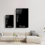 Autres décorations murales - Un autre jour dans ma routine | Art mural en verre de la collection Designers 110CMx70CM - ARTDESIGNA