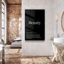 Other wall decoration - Beauty | Designers Collection Glass Wall Art 110CMx70CM - ARTDESIGNA