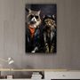 Other wall decoration - Cool Cat BrothersDesigners Collection Glass Wall Art  110CMx70CM - ARTDESIGNA