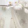 Linge de table textile - Poussière d'étoile - Nappe en lin imprimée et brodée - ALEXANDRE TURPAULT