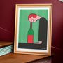Affiches - Affiche A3 - Jean Jullien - Bouteille - KIBLIND ATELIER