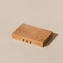 Soap dishes - Wooden soap tray | handmade | sustainable wood - AZUR NATURAL BODY CARE