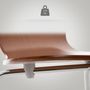 Office seating - Calisto Stackable Kitchen Chair - Brown Wood and Chrome Metal - VIBORR