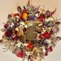 Floral decoration - Anastasia hydrangea wreath - TERRA FIORA