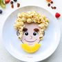 Children's mealtime - Fussy Food Plates - Male face - FUSSY FOOD PLATES