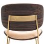 Stools for hospitalities & contracts - Esco barchair gold - ebony - ARIANESKÉ