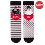 Socks - Arty In Love Cotton Socks - PIRIN HILL