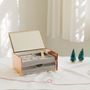 Caskets and boxes - Rose gold mirrored jewelry box. - ASTRID DISPLAY & DECOR CO., LTD.