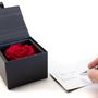 Décorations florales - Un secret - My love - 1 rose rouge éternelle Taille S - BENOIT SAINT AMAND