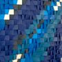 Autres décorations murales - "Rivière Bleue : Sculpture Murale en Bois de Qualité Supérieure Fait Main Édition Limitée" 100CMX100CM - ARTDESIGNA