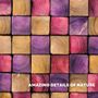Autres décorations murales - "Sculpture Murale Fumée Rose : Édition Limitée en Bois de Qualité Supérieure Fait Main" 100CMX100CM - ARTDESIGNA