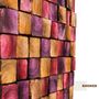 Autres décorations murales - "Sculpture Murale Fumée Rose : Édition Limitée en Bois de Qualité Supérieure Fait Main" 100CMX100CM - ARTDESIGNA