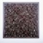 Autres décorations murales - "Copie de la Sculpture Murale Diamant Noir : Édition Limitée en Bois de Qualité Supérieure Fait Main" 100CMX100CM - ARTDESIGNA