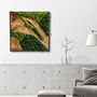 Other wall decoration - "Custom Made Moss and Olive Wood Wall Art: Premium Handcrafted Sculptures" 100CMX100CM - ARTDESIGNA