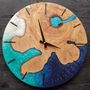Other wall decoration - "Custom Made Resin and Wood Wall Clock: Premium Handcrafted Sculptures" 80CM - ARTDESIGNA