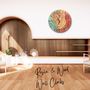 Other wall decoration - "Custom Made Resin and Olive Tree Wall Clock: Red Forest Premium Handcrafted Sculptures" 80CM - ARTDESIGNA