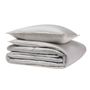 Bed linens - NOBEL SILVER/HERMINE/DESERT - Customizable satin bed linen set - ALEXANDRE TURPAULT