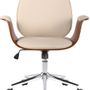 Office seating - Kemberg Office Chair - Walnut - VIBORR