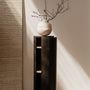 Decorative objects - Oddity black column cabinet - SQUARE DROP