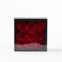 Décorations florales - Un secret - My love - 9 roses rouges éternelles Taille M - BENOIT SAINT AMAND
