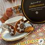 Objets design - Tasse à thé et soucoupe couleur Mediterranea Ancestry Collection. - STEPHANIE BORG®