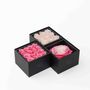 Floral decoration - A secret - My beauty - 9 eternal pastel pink roses Size M - BENOIT SAINT AMAND