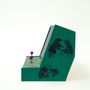 Objets de décoration - ARCADE MINATO: design français, ambiance, jeux rétro, "Emerald Green" - MAISON ROSHI