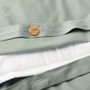 Bed linens - Washed Satin Bed Set. 300 threads. Green - SOWL