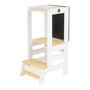 Kitchens furniture - Montessori Wooden Observation Learning Tower with a Board - MEOWBABY