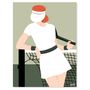 Affiches - Affiche - Joueuse de Tennis - ZEHPUR
