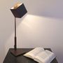 Table lamps - CARRE Wired- Gold- 50cm - HISLE