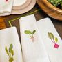 Linge de table textile - Serviette + set de table POTAGER - ARTIPARIS