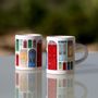 Gifts - Doors of the Med Set of 2 Espresso Cups - STEPHANIE BORG®