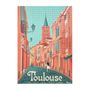 Stationery - Puzzle TOULOUSE "Rue du Taur" - MARCEL TRAVELPOSTERS