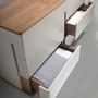 Chests of drawers - Chest of drawers in grey wood and walnut - ANGEL CERDÁ
