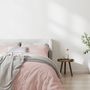 Linge de lit - Parure de lit 220 x 240 cm coton lavé 57 fils BLANC - SLEEP RETREAT / COPENHAGEN HOME