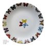 Platter and bowls - dinner plate butterflies - STUDIO CRIS AZEVEDO