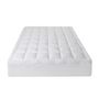 Bed linens - Mattress Topper Pad  , Silicone Fiber, Fluffy Fitted Quilted - 1000 Gr - KOZZY HOME TEXTİLES ( GLOBAL ONLINE SALE )