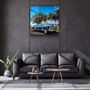 Autres décorations murales - ・"Classic Blue Car"・Glass Wall Art | Artdesigna Glass Printing Wall Arts. - ARTDESIGNA