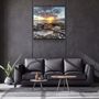 Other wall decoration - ・"Sunset Sea"・Glass Wall Art | Artdesigna Glass Printing Wall Arts. - ARTDESIGNA