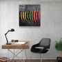 Autres décorations murales - ・"Colorful Peppers"・Glass Wall Art | Artdesigna Glass Printing Wall Arts. - ARTDESIGNA