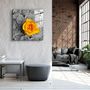 Other wall decoration - ・"Yellow Rose"・Glass Wall Art | Artdesigna Glass Printing Wall Arts. - ARTDESIGNA
