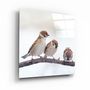 Autres décorations murales - ・"Birds"・Glass Wall Art | Artdesigna Glass Printing Wall Arts. - ARTDESIGNA