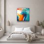 Other wall decoration - ・"Honeycomb"・Glass Wall Art | Artdesigna Glass Printing Wall Arts. - ARTDESIGNA