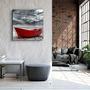 Autres décorations murales - ・"Sailing Boat"・Glass Wall Art | Artdesigna Glass Printing Wall Arts. - ARTDESIGNA