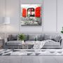 Other wall decoration - ・"Red Window"・Glass Wall Art | Artdesigna Glass Printing Wall Arts. - ARTDESIGNA