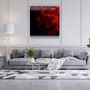 Other wall decoration - ・"Red Gingham"・Glass Wall Art | Artdesigna Glass Printing Wall Arts. - ARTDESIGNA