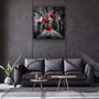 Autres décorations murales - ・"Red Forest"・Glass Wall Art | Artdesigna Glass Printing Wall Arts. - ARTDESIGNA