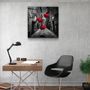 Autres décorations murales - ・"Red Forest"・Glass Wall Art | Artdesigna Glass Printing Wall Arts. - ARTDESIGNA